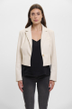 Rino en Pelle Cropped faux leather jacket