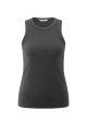 YAYA Rib singlet with metallic glit