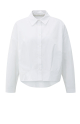 YAYA Poplin blouse with front pleat