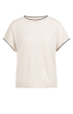 YAYA Knitted sweater with rolled ed