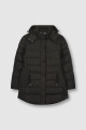 Rino en Pelle Padded coat with detachable hood